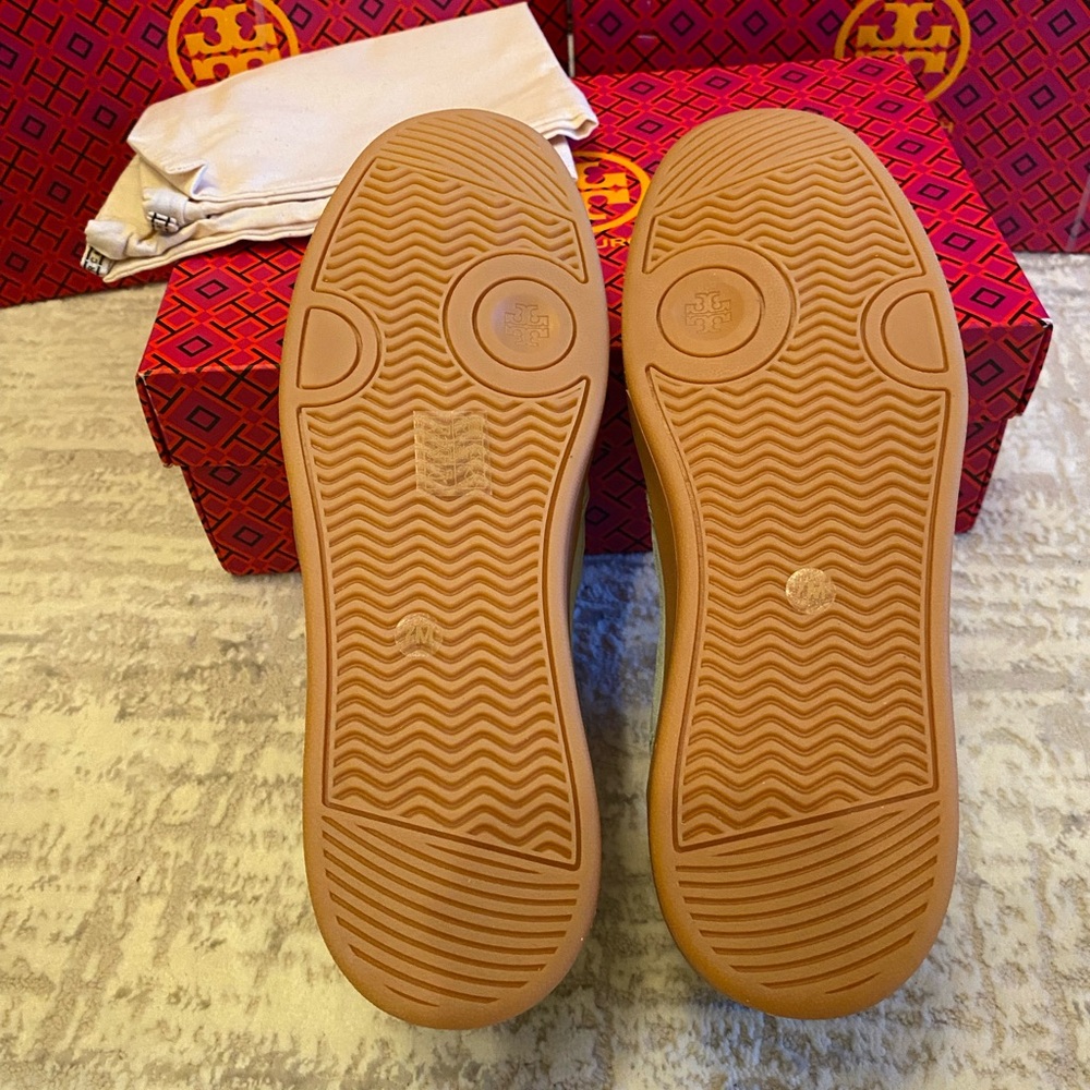 Tory Burch Clover Court Nylon/Suede Sneakers - Picture 7 of 10